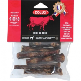 Натурално кучешко лакомство Zolux Beef Tails телешки опашки